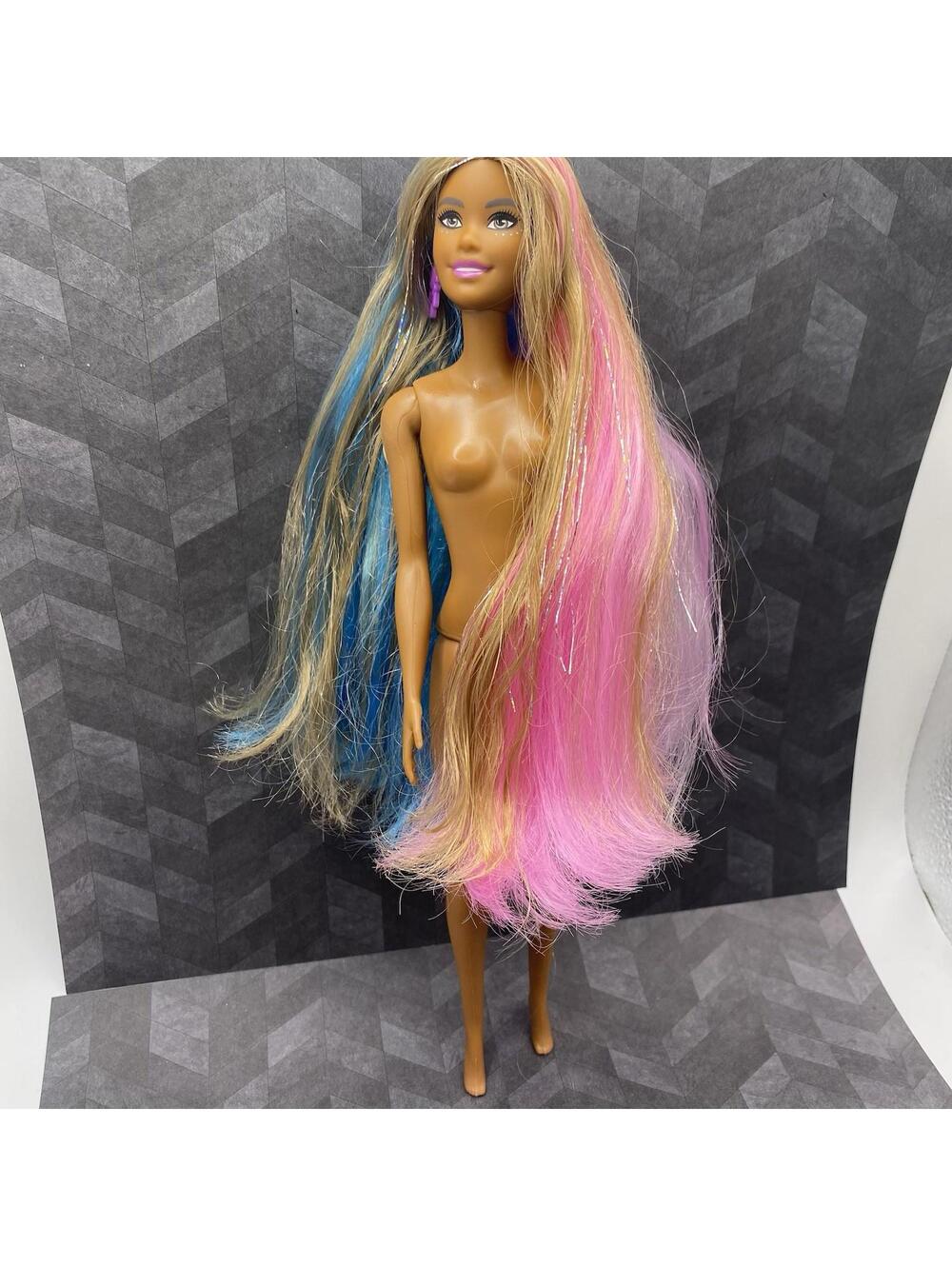 2020 Fantasy Hair AA Barbie #GHN05 Doll NUDE B18